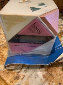 Vintage 80s Panasonic RC-60 Marble Cube Digital Alarm Clock AM/FM Radio Works! - Picture 1 of 6