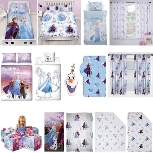 Disney Frozen 2 - Couverture Housse Junior Simple Double/Rideaux/Couverture & - Photo 1/1