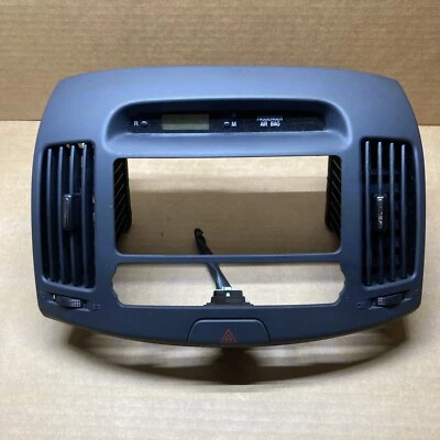 2007-2010 Hyundai Elantra Radio Dash Trim Bezel Panel Clock Center Vent OEM - Image 1 of 4