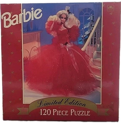 Barbie Limited Edition 120 Piece Jigsaw Puzzle 1988 Doll Ages 5 To 10 [112] - Image 1 of 4