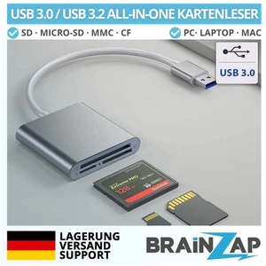 USB 3.0 Kartenleser Alu Card Reader Kartenlesegerät A-i-O Micro SD SDHC CF MMC - Bild 1 von 5