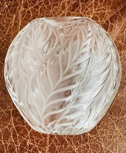 Lalique Filicaria Frosted Small Vase Original France - Picture 1 of 4
