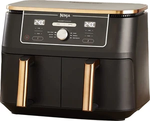 Ninja Foodi MAX Dual Zone 9,5L Heißluftfritteuse | Airfryer Schwarz AF400EUCP - Bild 1 von 1
