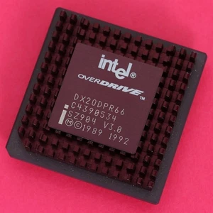 Intel 486 DX2 66Mhz Overdrive CPU Processor V3.0 SZ904 DX20PR66 486DX266 - Picture 1 of 3