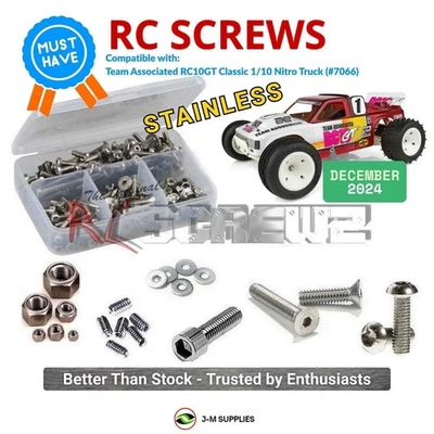 RCScrewZ Stainless Screw Kit asc152 for Associated RC10GT Classic 1/10th | SET - Image 1 of 4