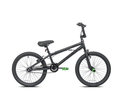Bicicleta BMX de 20", se adapta a ciclista de 4'2" - 5', 0", Hydro Dip negro mate, niño, unisex Foto 1 de 4