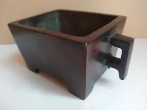 18th to 19th Century Chinese, Xuande Marked, Heavy Bronze Censer. 3 lbs. - Picture 1 of 15