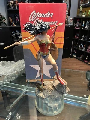 SIDESHOW EXCLUSIVO MUJER MARAVILLA FIGURA ESTATUA FORMATO PREMIUM 1685/3500 Foto 1 de 4