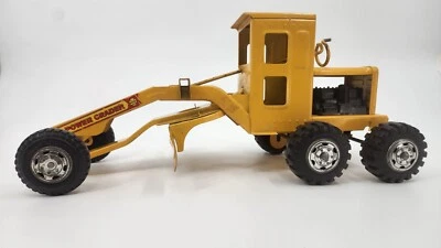 Vintage 1970's Power Grader Tonka Yellow Die Cast Metal - Image 1 of 4