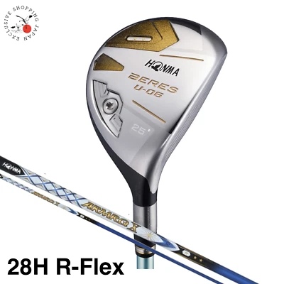 HONMA BERES U-06 Utility Hybrid 28H ARMRQ X 52 2S 2Star Graphite Shaft R-Flex - Image 1 of 4