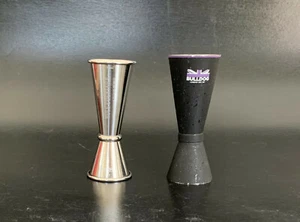 Bols Amsterdam & Bulldog London Dry Gin – 2 Double Measure Jiggers 25/50 ml USED - Foto 1 di 3