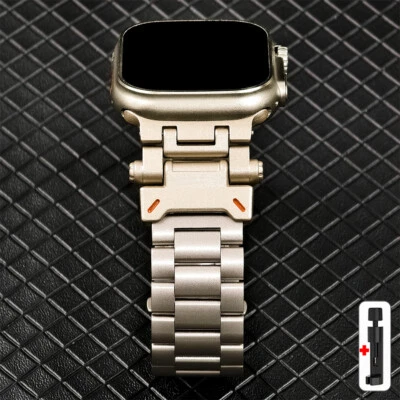 For Apple Watch Ultra2 Series 10 9 8 7 6 5 42/45/49mm Stainless Steel Band Strap - Image 1 of 4