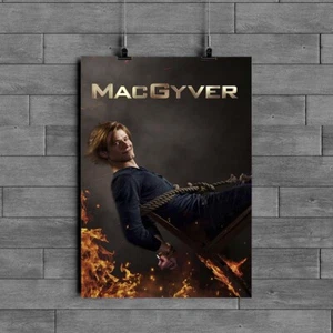 MacGyver V2 TV Series Poster Glossy 240gsm Size A1 A2 A3 A4 Framed& Unframed - Picture 1 of 1