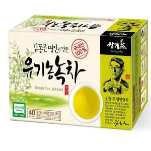 Té verde de arroz integral orgánico coreano 100 % natural 40 bolsas de té Ssanggye - Imagen 1 de 2