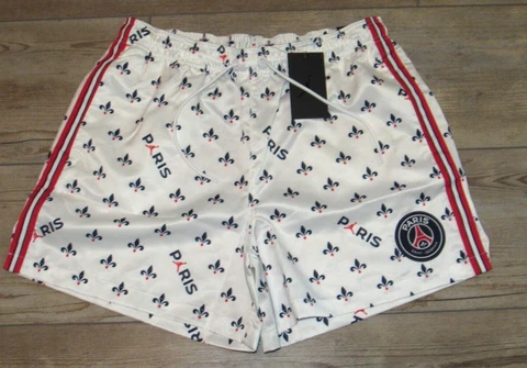Jordan Paris Saint Germain PSG Printed Satin Style Shorts size Women's Large Cover