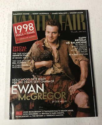 Vanity Fair December  1998 - Bill Clinton, Roddy Mcdowell, Ewan McGregor - Image 1 of 4