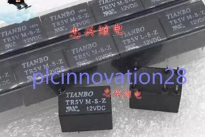 5 PCS NEW TIANBO relay TR5V M-S-Z 12VDC - Picture 1 of 2