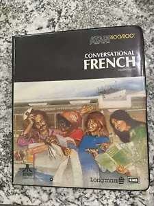 Atari 1981 Conversational French Language Cassette Tapes and Manual CX4119 - Picture 1 of 3