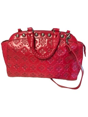 Cartera Minori Patricia Nash Discovery Cuero Repujado-Berry A596514 NUEVA Foto 1 de 4
