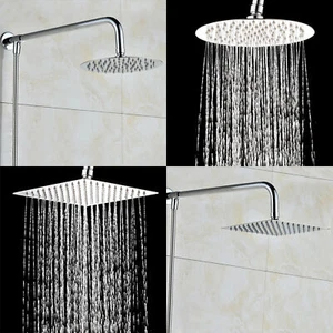 Duschkopf Kopfbrause Regendusche 30x30cm Luxus Edelstahl Quadrat Schwenkbar DHL - Bild 1 von 42