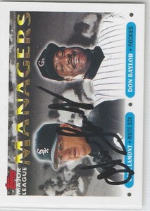 Gene Lamont Auto - Signed Autograph 1993 Topps #504 - MLB Chicago White Sox