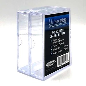 Ultra Pro 50 Count 2-Piece Storage Box - Lot of 3 - Picture 1 of 1