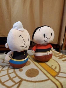 Popeye The Sailor Man Approx 10" Olive Oyl And Popeye Plush Set By Kelly Toy - Picture 1 of 11