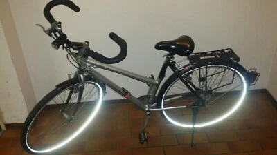 1 Damen- u. 1 Herrenfahrrad Corratec 3001  Aluminium 28" Silber Shimano 21 Gänge - Bild 1 von 4