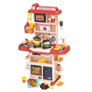43-teiliges Kinderküche Kochen mit Sound & Licht Spielset, Vorgeben Spielen Essen Spielzeug - Bild 1 von 12