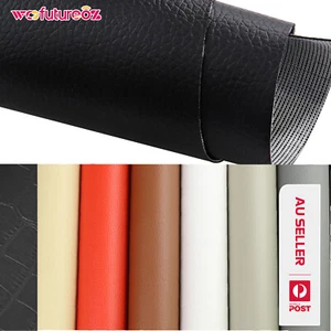 Litchi Grain Pleather Leather Fabric Auto Interior Golf Cart Seats Re-Upholstery - Picture 1 of 24