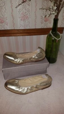Zapatos planos de ballet Botkier Mason dorados para mujer talla 9,5 $118 Foto 1 de 4