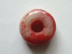 1 Round Agate Donut Jewellery Pendant 33mm - Bild 1 von 2