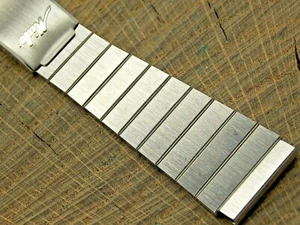 Baldwin for Mido Vintage NOS Watch Band Stainless Steel Deployment 20mm Unused - Picture 1 of 5
