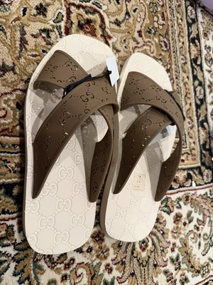 Nuevas sandalias Gucci auténticas para hombre. Reino Unido Talla 6 Foto 1 de 4