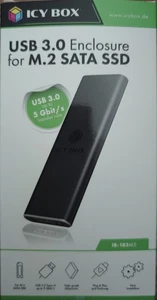 Icy Box IB-183M2, USB3.0 bis 5GB/s, B-Key 7nd B+M-Key Sockel, 22x42/60/80mm - Bild 1 von 5