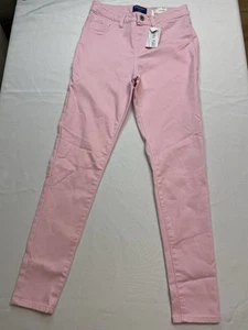 AriZona Jegging Jeans Girls Size 14 Dark Blue Denim Skinny Leg Adjustable Waist - Picture 1 of 8