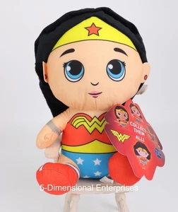 Wonder Woman GROSSER KOPF 10 Zoll sitzendes Plüschtier - Toy Factory DC Justice League Stofftier - Bild 1 von 9