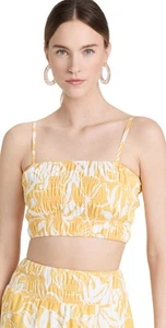 Womens Ruched Cropped Tank Top 9359093003902 US 6 (S) RT $109.0 - Picture 1 of 1
