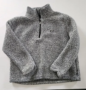 Rip Curl Fleece (Fuzzy) Rare Blueish Grey 1/4 Zip Pullover Sweater- Size Large - Picture 1 of 9