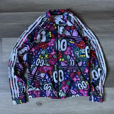 Jaqueta Adidas x Hattie Stewart SST Track Top Olhos Feminina DV2659 Pequena - Imagem 1 de 4