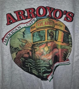 Arroyo's Mexican Cafe Restaurant Stockton California T Shirt L Large 20" - Picture 1 of 6