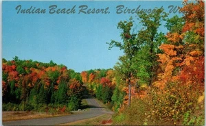 Indian Beach Resort, Birchwood, Wisconsin Postcard - Picture 1 of 2