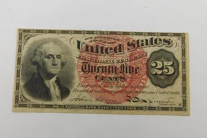 Fractional Currency 25 Cents F-1301 Fourth Issue 1800s Postage (FC515) - Picture 1 of 2