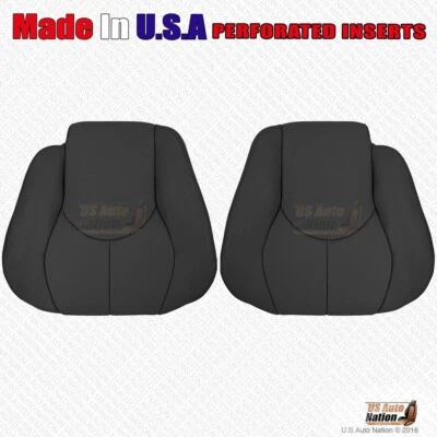 2002 Mercedes Benz SL500 SL600 Driver & Passenger Tops Perforated Leather Cover - Image 1 of 4