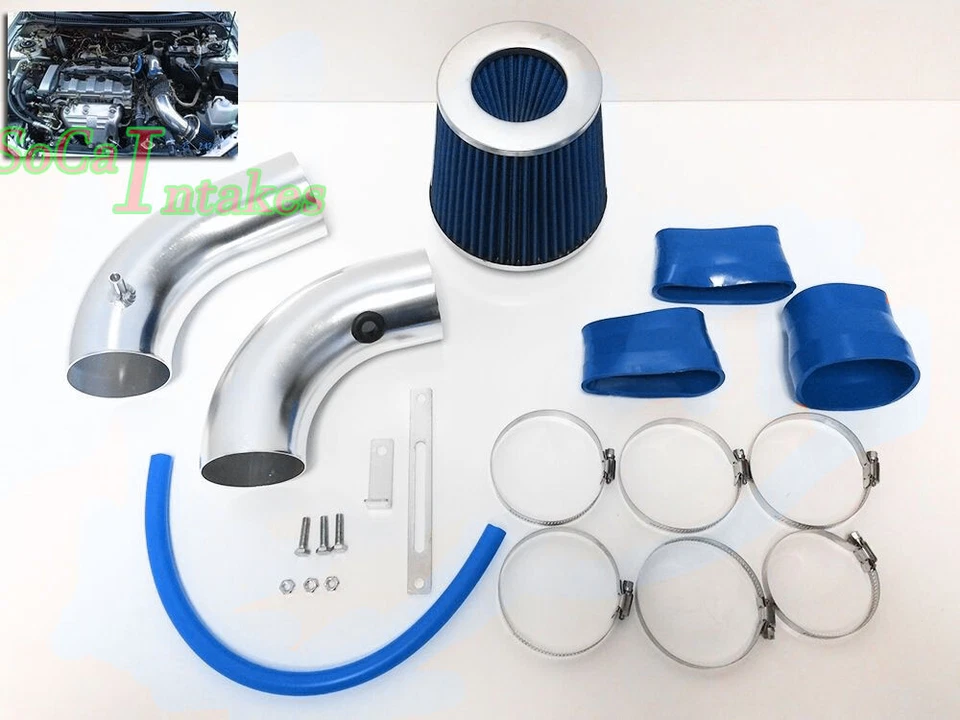 Kit y filtro de admisión de aire AZUL para Mazda Protege 1999-2003 1,8 L 2,0 L MP5 L4 Foto 1 de 1