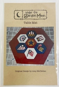 Under The Garden Moon Table Mat SS109 Pattern By Amy McClellan - Picture 1 of 3