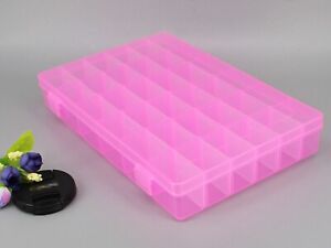 36 compartment Plastic Box Case Jewelry Bead Display Storage Container 274X174mm
