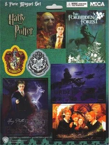 Harry Potter Fantasy Film Serie Gryffindor 8-teiliges Auto Ref Spind Magnet Set Neu - Bild 1 von 1