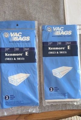 5 Vacuum Cleaner Bags For Kenmore E (5023 & 5033) - Image 1 of 2