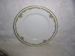 Theodore Haviland Limoges France Schleiger 618 Pink Gold Salad Dessert Plate - Picture 1 of 3